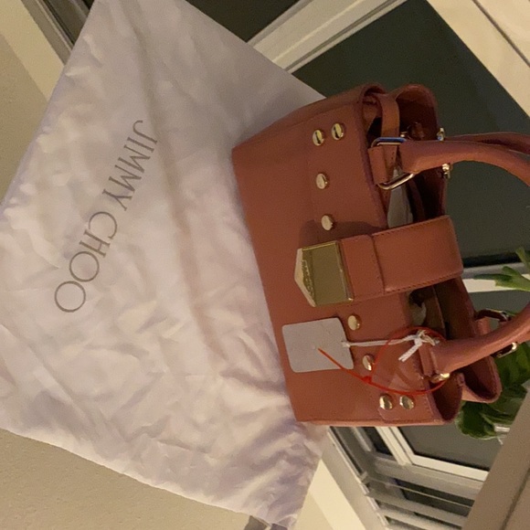 New Luxury Jimmy Choo calf leather handbag with original tag. - Picture 6 of 8